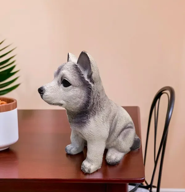 Husky_Puppy_Figurine