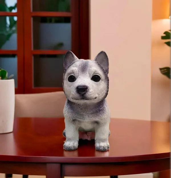 Husky_Puppy_Figurine