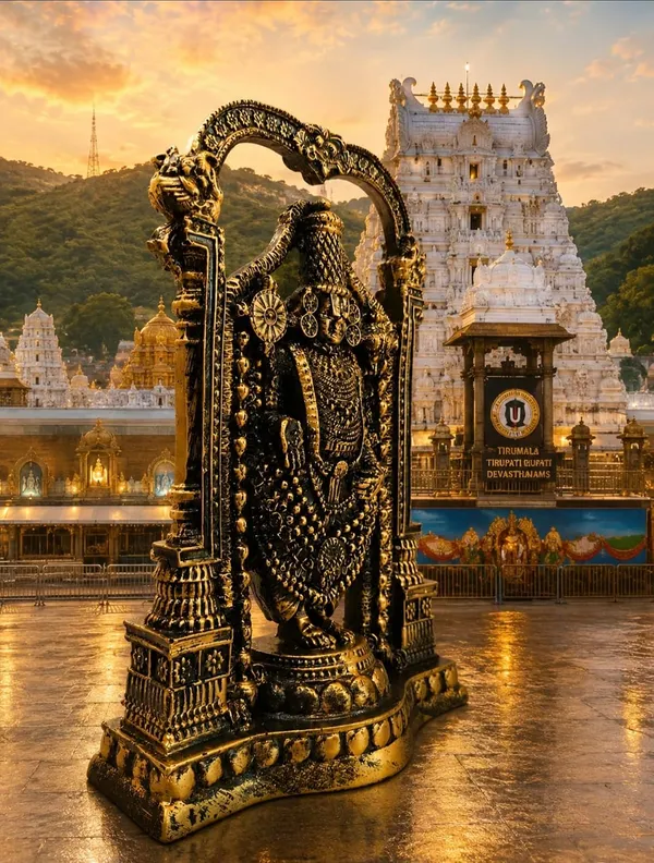 Lord_Venkateswara_Metal_Idol_With_Arch