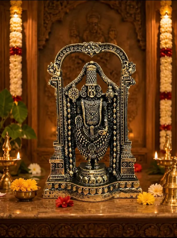 Lord_Venkateswara_Metal_Idol_With_Arch