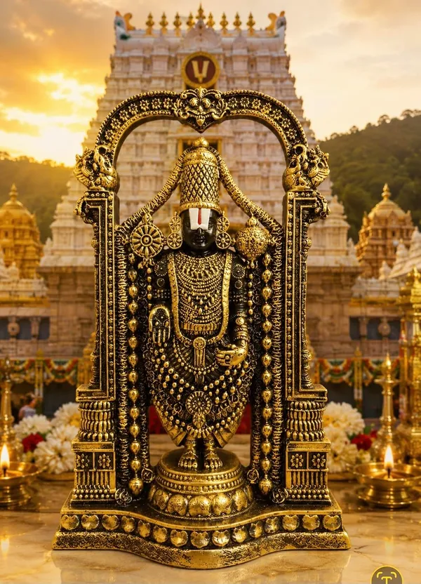 Lord_Venkateswara_Metal_Idol_With_Arch