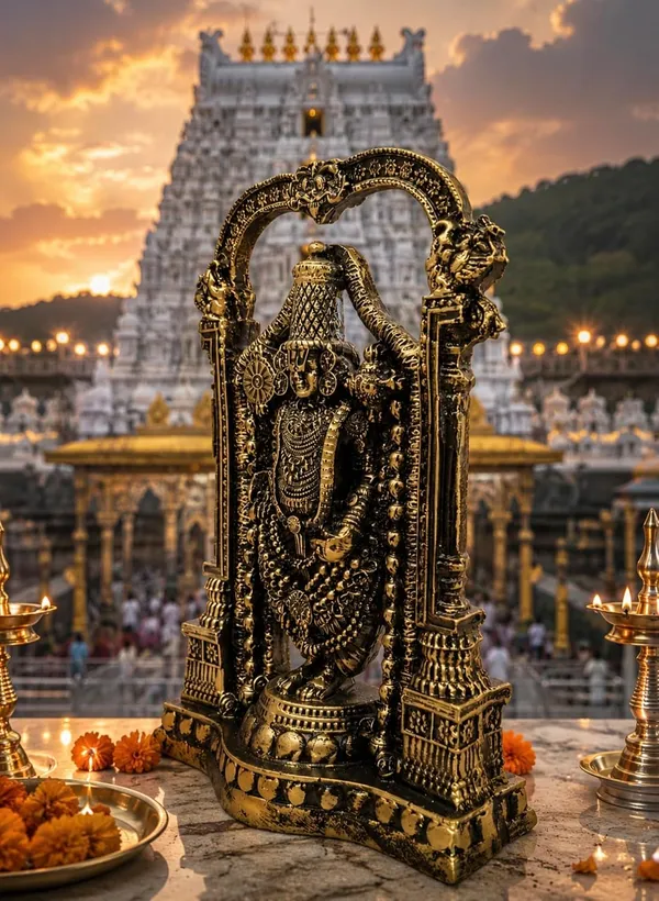 Lord_Venkateswara_Metal_Idol_With_Arch
