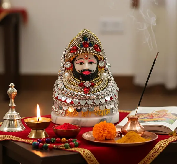 Shyam_Baba_Idol_With_Marble_Base