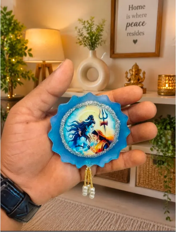 Shiv_Parvati_Resin_Hanging_Ornament