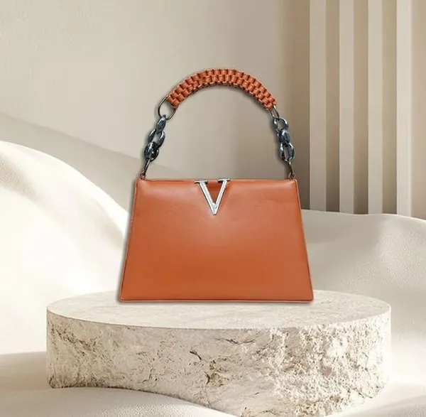 Women_S_Structured_Handbag_With_Chain_Strap