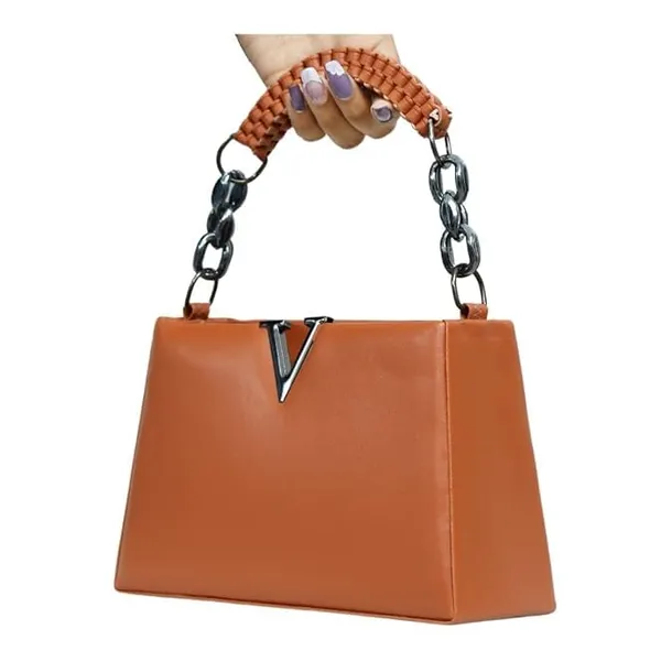 Women_S_Structured_Handbag_With_Chain_Strap