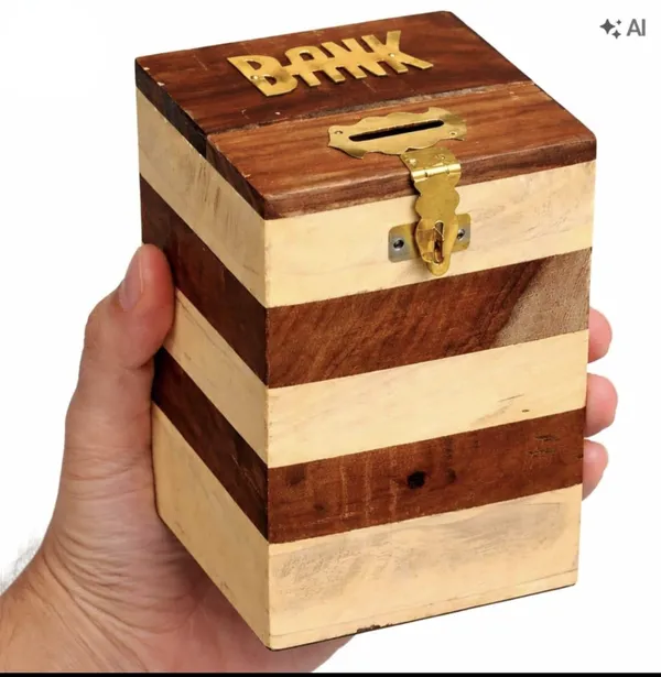Wooden_Piggy_Bank_With_Brass_Lock