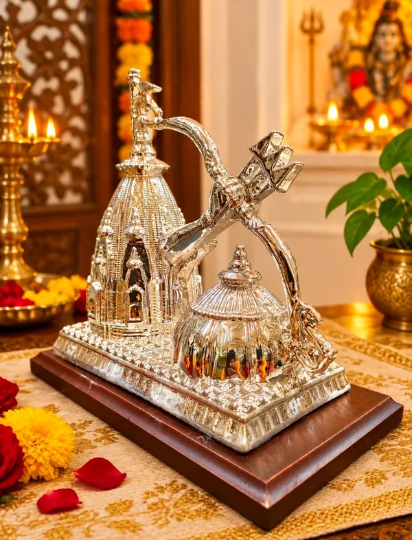 Ram_Temple_Statue_With_Wooden_Base
