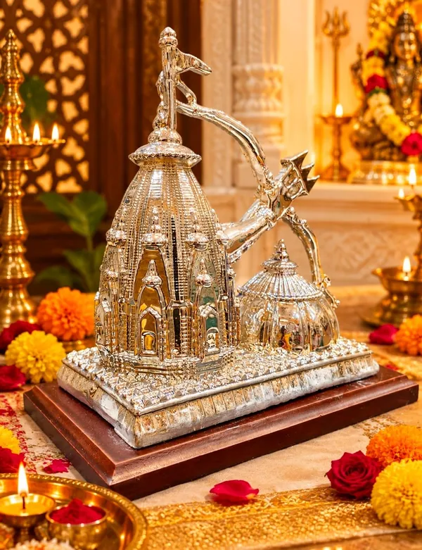 Ram_Temple_Statue_With_Wooden_Base