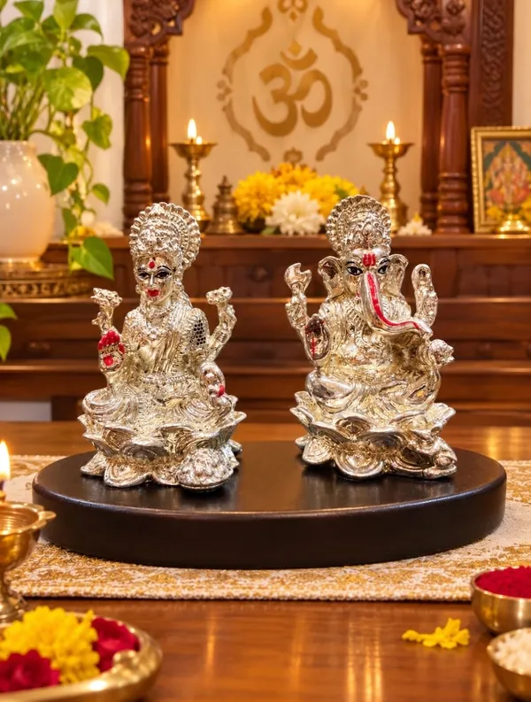 Lakshmi_Ganesh_Idol_Set