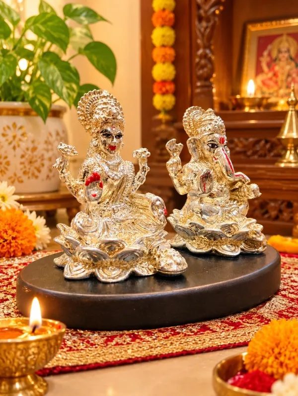 Lakshmi_Ganesh_Idol_Set
