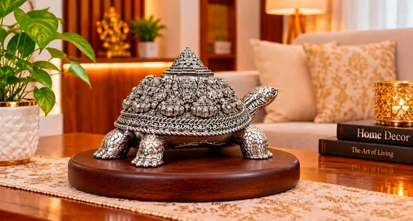 Tortoise_Figurine_With_Deity_Idol_On_Wooden_Base_Silver_Tortoise_Figurine_With_Idol_On_Wooden_Base