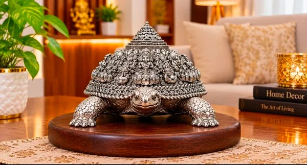 Tortoise_Figurine_With_Deity_Idol_On_Wooden_Base_Silver_Tortoise_Figurine_With_Idol_On_Wooden_Base