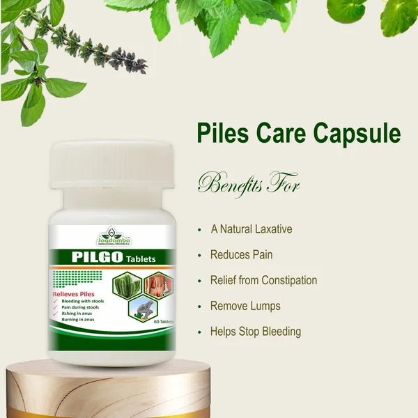 Pilgo_Tablets_Ayurvedic_Herbal_Piles_Care_Jagdamba_Herbal_60_Tablets