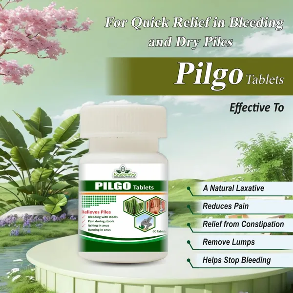 Pilgo_Tablets_Ayurvedic_Herbal_Piles_Care_Jagdamba_Herbal_60_Tablets