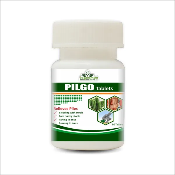 Pilgo_Tablets_Ayurvedic_Herbal_Piles_Care_Jagdamba_Herbal_60_Tablets