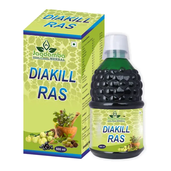 Diakill_Syrup_Herbal_Solution_For_Blood_Sugar_Management_Jagdamba_Herbal_500_Ml_-_Pack_of_2