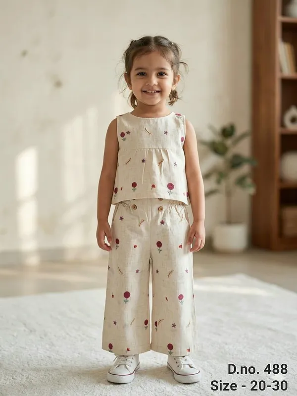 Cream_Printed_Co-Ord_Set_for_Girls