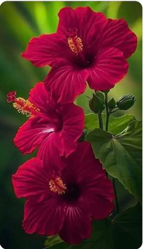 Red_And_Pink_Hibiscus_Flowering_Plant