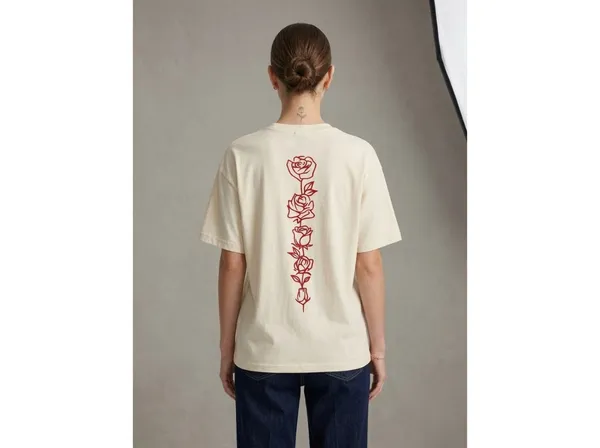 Cream_Casual_T-Shirt_for_Women