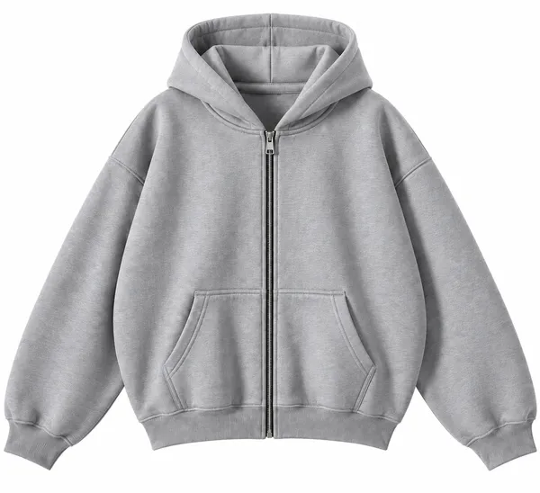 Grey_Regular_Fit_Hooded_Zip_Up_Sweatshirt_for_Men