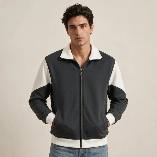 Grey_Full_Sleeve_Zip_Up_Jacket_For_Women