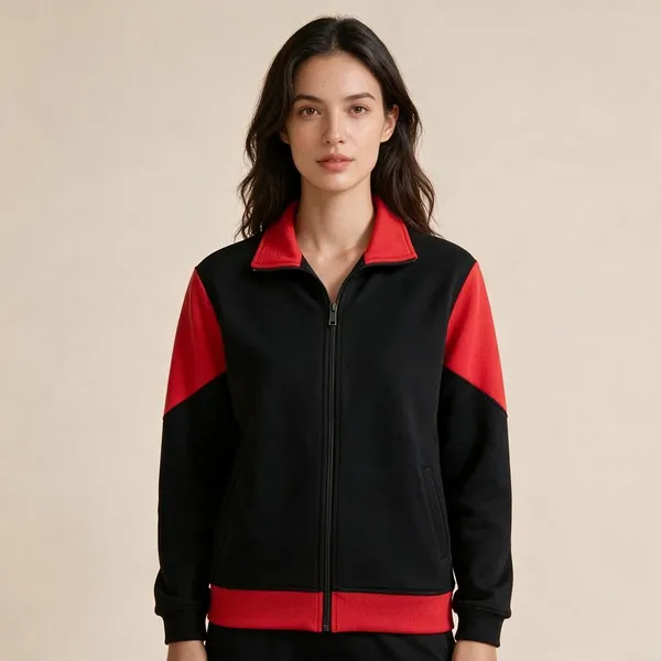 Black_And_Red_Zip_Front_Jacket_For_Men