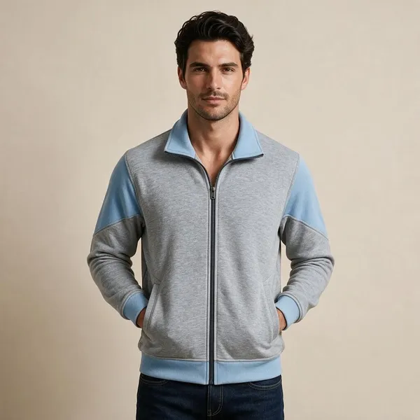 Grey_Full_Sleeve_Zip_Up_Jacket_For_Women