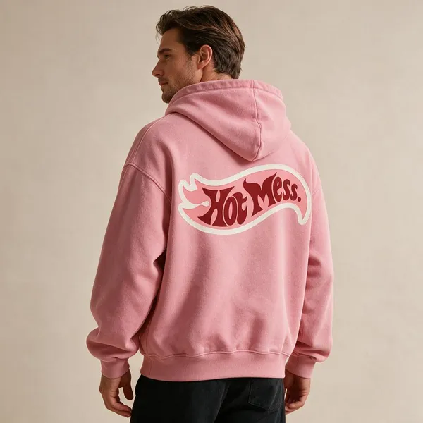 Pink_Graphic_Hooded_Sweatshirt_For_Women