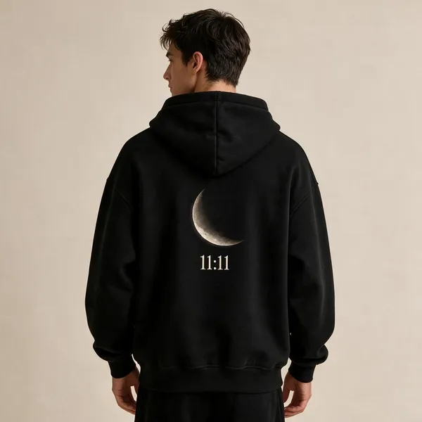 Black_Casual_Pullover_Hoodie_For_Men