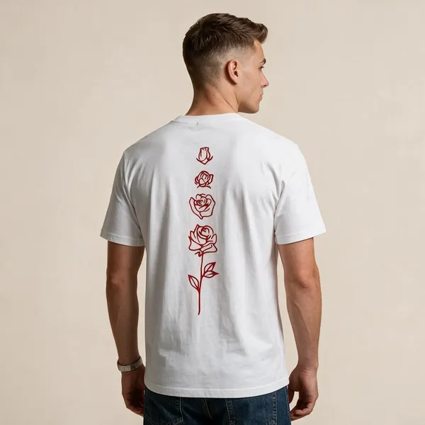 White_Graphic_Print_Crew_Neck_T_Shirt_For_Men