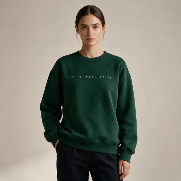Green_Crew_Neck_Sweatshirt_For_Men