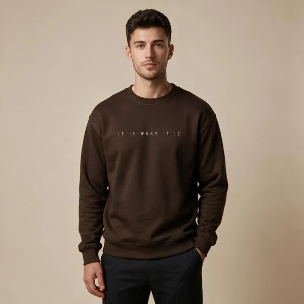 Brown_Casual_Regular_Fit_Sweatshirt_For_Men