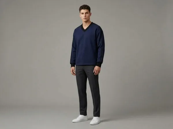 Navy_V-Neck_Sweater_for_Men