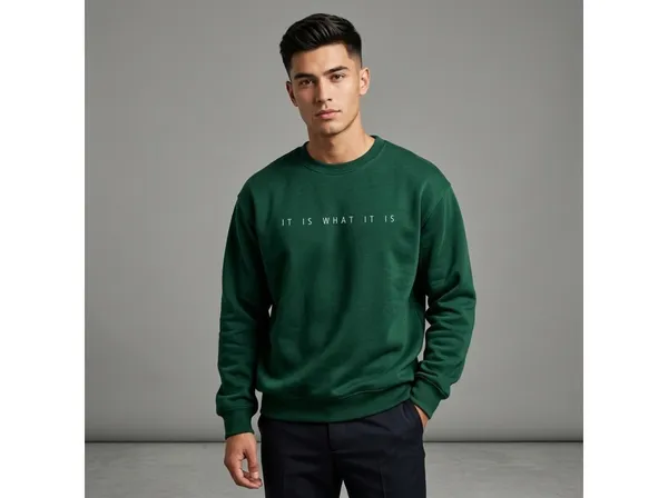 Green_Crew_Neck_Sweatshirt_for_Men