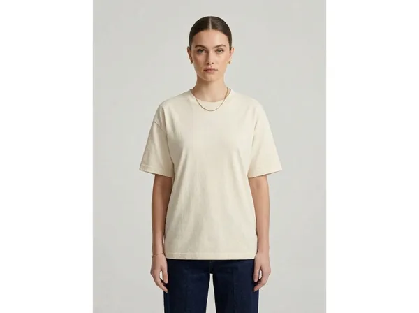 Cream_Casual_T-Shirt_for_Women