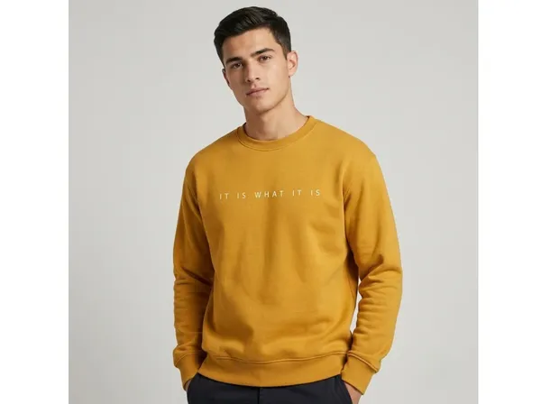 Mustard_Regular_Fit_Sweatshirt_for_Unisex