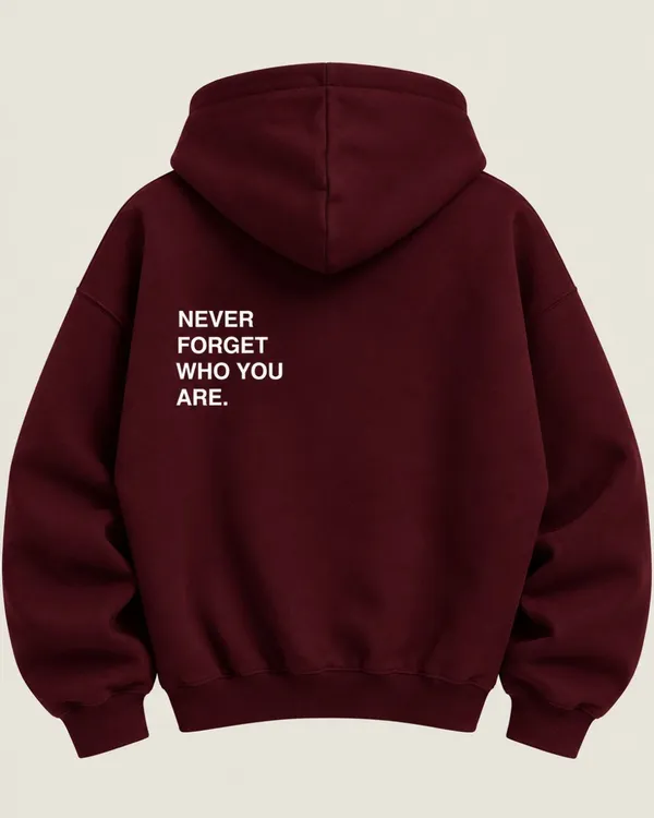 Maroon_Casual_Hoodie_for_Unisex