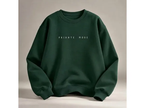 Green_Casual_Sweatshirt_for_Men_And_Women
