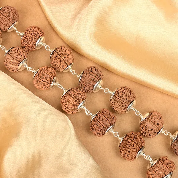 15_Mukhi_Nepali_Rudraksha_925_Silver_Caps_Kantha_Mala