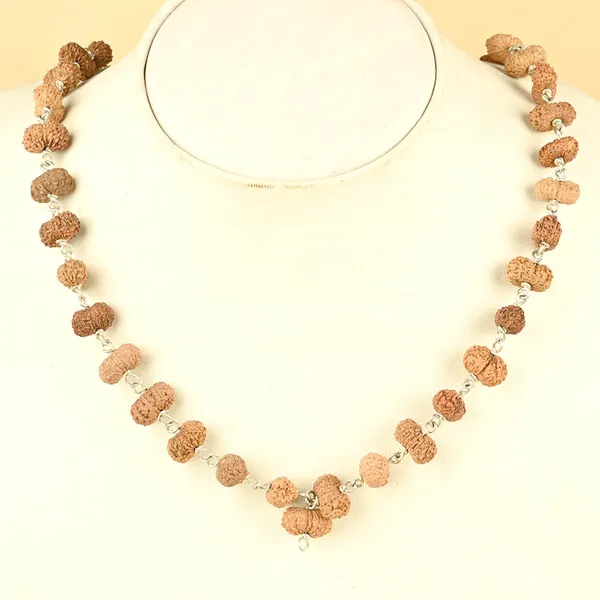 16_Mukhi_Rudraksha_925_Silver_Wire_Mala