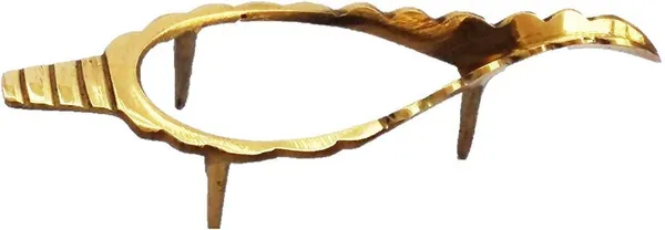 Rudram_A_S_Ventures_Brass_Pittal_Pooja_Shankh_Stand_Medium_Gold_Showpiece_Pack_Of_1