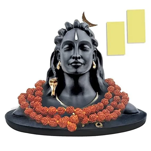 The_Himalayan_River_Miniature_Solid_Mahadev_Shiv_Statue_Idol_Of_Shiv_Shankar_For_Car_Dashboard_Home_Temple_Gifting_With_Tape_Made_In_India