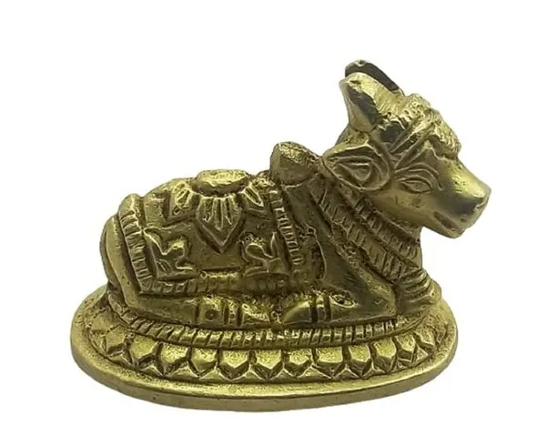 A_S_Ventures_Nandi_Vahan_Of_Shiv_Ji_Beautiful_Hand_Carved_And_Spiritual_Product_In_Brass_Gold_For_Temple_Mandir