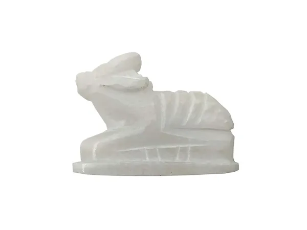 A_S_Ventures_White_Marble_Stone_Nandi_Idol_Handcrafted_White_Nandi_Maharaj_Statue_Shiv_Ji_Cow_Nandi_Small_5cm_For_Home_Puja_Shivling_Shivratri_Saawan_Worship