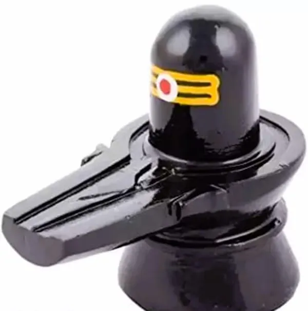 A_S_Ventures_Handcrafted_Tilak_Black_Marble_Shiva_Lingam_Shiv_Ling_Mahadev_Idol_Murti_Statue_Moorti_For_Home_Puja_Jalabhishekam_Shiva_Blessings_7_5_Cm_Stone_Black