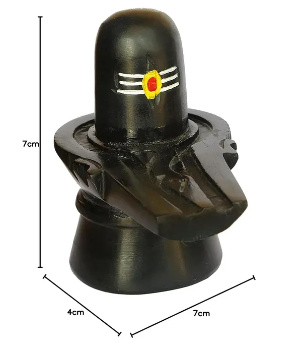 A_S_Ventures_Handcrafted_Tilak_Black_Marble_Shiva_Lingam_Shiv_Ling_Mahadev_Idol_Murti_Statue_Moorti_For_Home_Puja_Jalabhishekam_Shiva_Blessings_7_5_Cm_Stone_Black