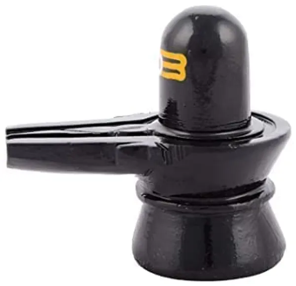 A_S_Ventures_Handcrafted_Tilak_Black_Marble_Shiva_Lingam_Shiv_Ling_Mahadev_Idol_Murti_Statue_Moorti_For_Home_Puja_Jalabhishekam_Shiva_Blessings_7_5_Cm_Stone_Black