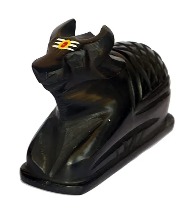 A_S_Ventures_Tilak_Nandi_Idol_Handcrafted_Matt_Finish_Shiva_S_Cow_Statue_Tilak_Nandi_Pindi_For_Temple_Home_Puja_Shivling_Black_Medium