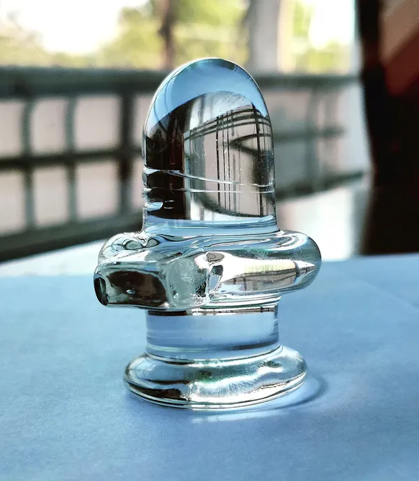 A_S_Ventures_Pure_Sphatik_Shivling_Glass_Shiv_With_Beautiful_Bowl_Plate_Sphatik_Nandi_For_Temple_Worship_Gifting_Pojja_Mandir_Hindu_Relgious_Crystal_Pack_Of_3